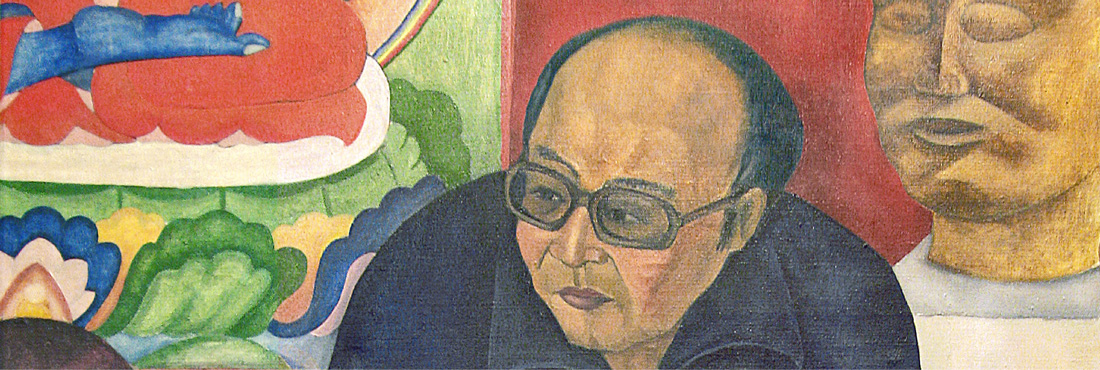 Portrait of the sculptor Serenzhab Baldano